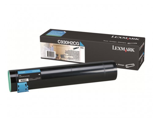 LEXMARK C935 tonercartridge cyaan standard capacity 24&period;000 pagina s 1-pack