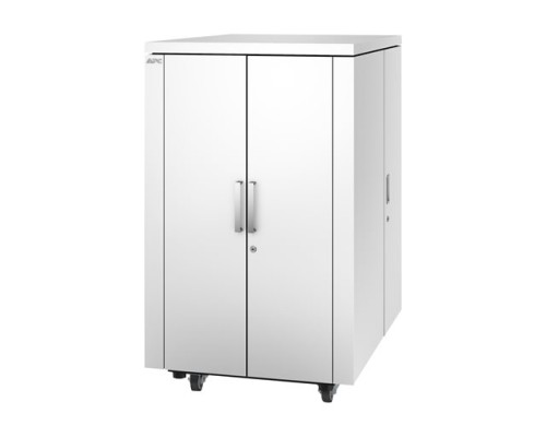 APC NetShelter CX 24U Secure Soundproof Server Room in a Box Enclosure Shock Packaging White