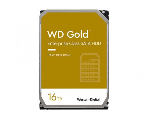 WD Gold 16TB HDD 7200rpm 6Gb&sol;s sATA 512MB cache 3&period;5inch intern RoHS compliant Enterprise Bulk