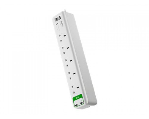 APC Essential SurgeArrest 5 outlets with 5V 2.4A 2 port USB