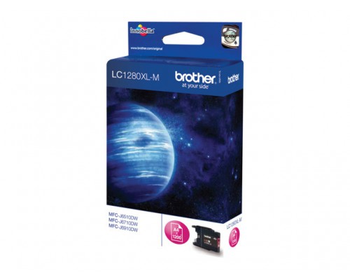 BROTHER LC-1280 inktcartridge magenta extra high capacity 1&period;200 pagina s 1-pack