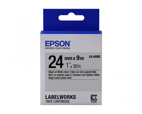 EPSON LK-6SBE Mat argent Noir/Argent mat