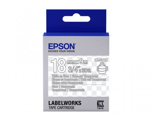 EPSON LK-5TWN Transparent Blanc/Transpar