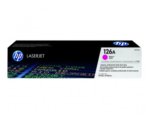 HP 126A LaserJet originele toner cartridge magenta standard capacity 1&period;000 paginas 1-pack