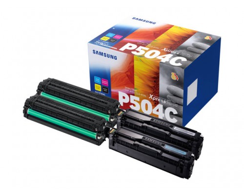 SAMSUNG CLT-P504C&sol;ELS 4-pk CYMK Toner Crt