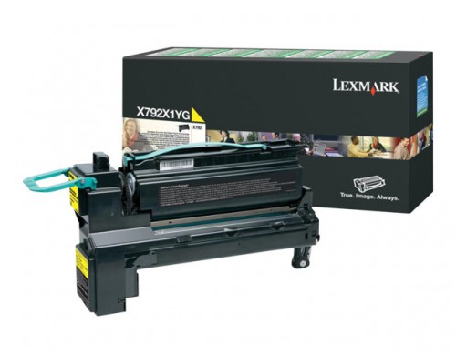 LEXMARK X792 toner geel extra high yield 20&period;000 pagina s 1-pack return program