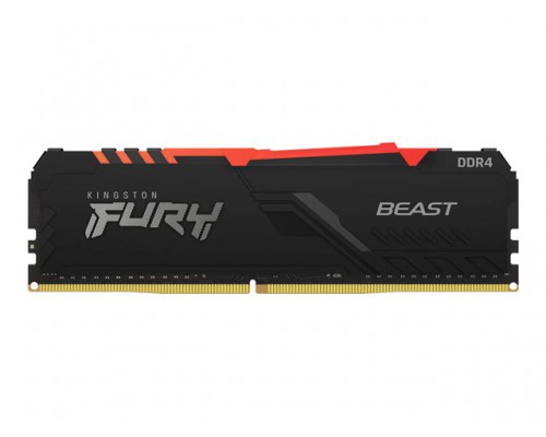 KINGSTON 128GB 2666MHz DDR4 CL16 DIMM Kit of 4 FURY Beast RGB