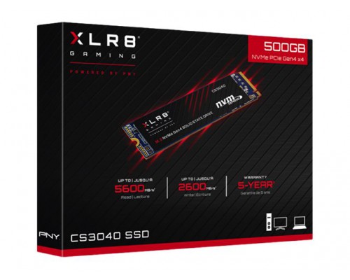 PNY CS3040 500GB M&period;2 GEN4 SSD